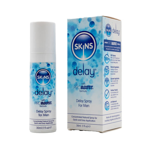 Skins Natural Delay Spray - 30 ml Bottle