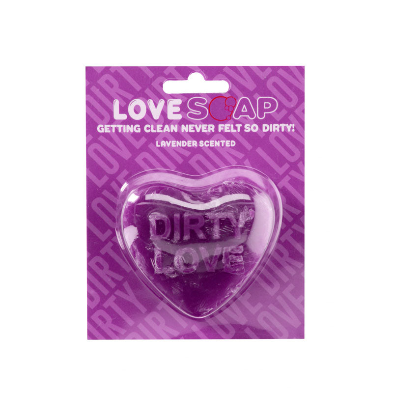 S-LINE Heart Soap - Dirty Love - Lavender Scented Novelty Soap