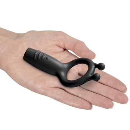 Sir Richards Vibrating Silicone Super C-Ring - Grey USB Rechargeable Vibrating Cock Ring