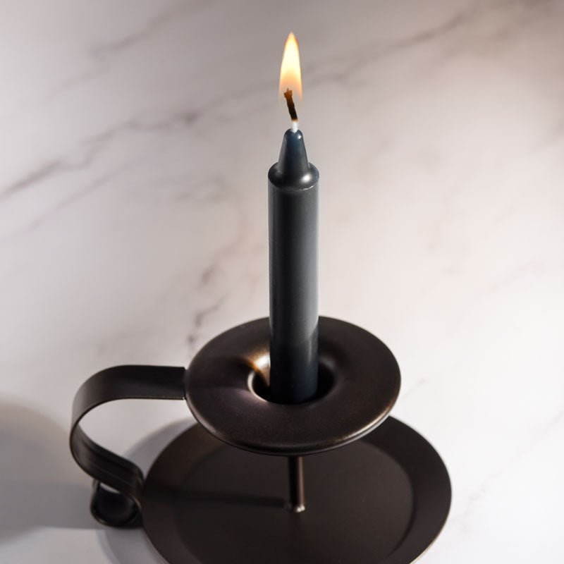LaCire Drip Pillar Candles - Black