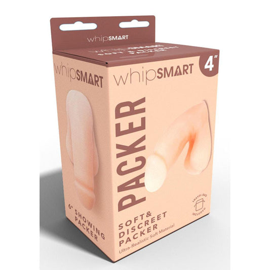 WhipSmart 4'' Soft & Discreet Packer Flesh