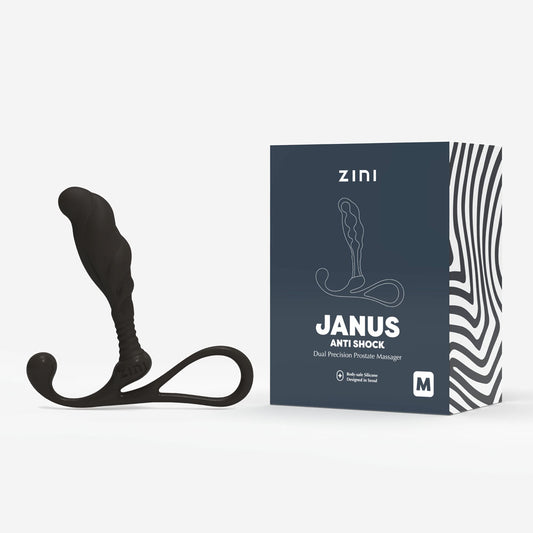 Zini Janus Anti Shock - Black Medium Prostate Massager