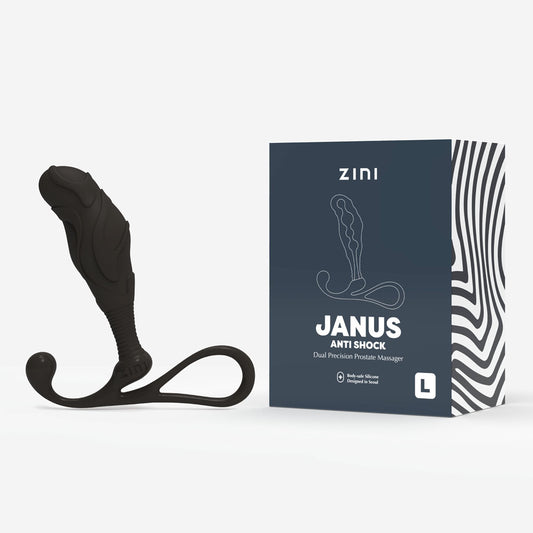 Zini Janus Anti Shock - Black Large Prostate Massager