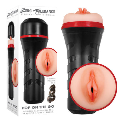 Zero Tolerance POP ON THE GO Light -  Vagina Masturbator