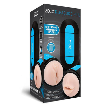 Zolo Pleasure Pill - Double Ended USB Rechargeable Stroker